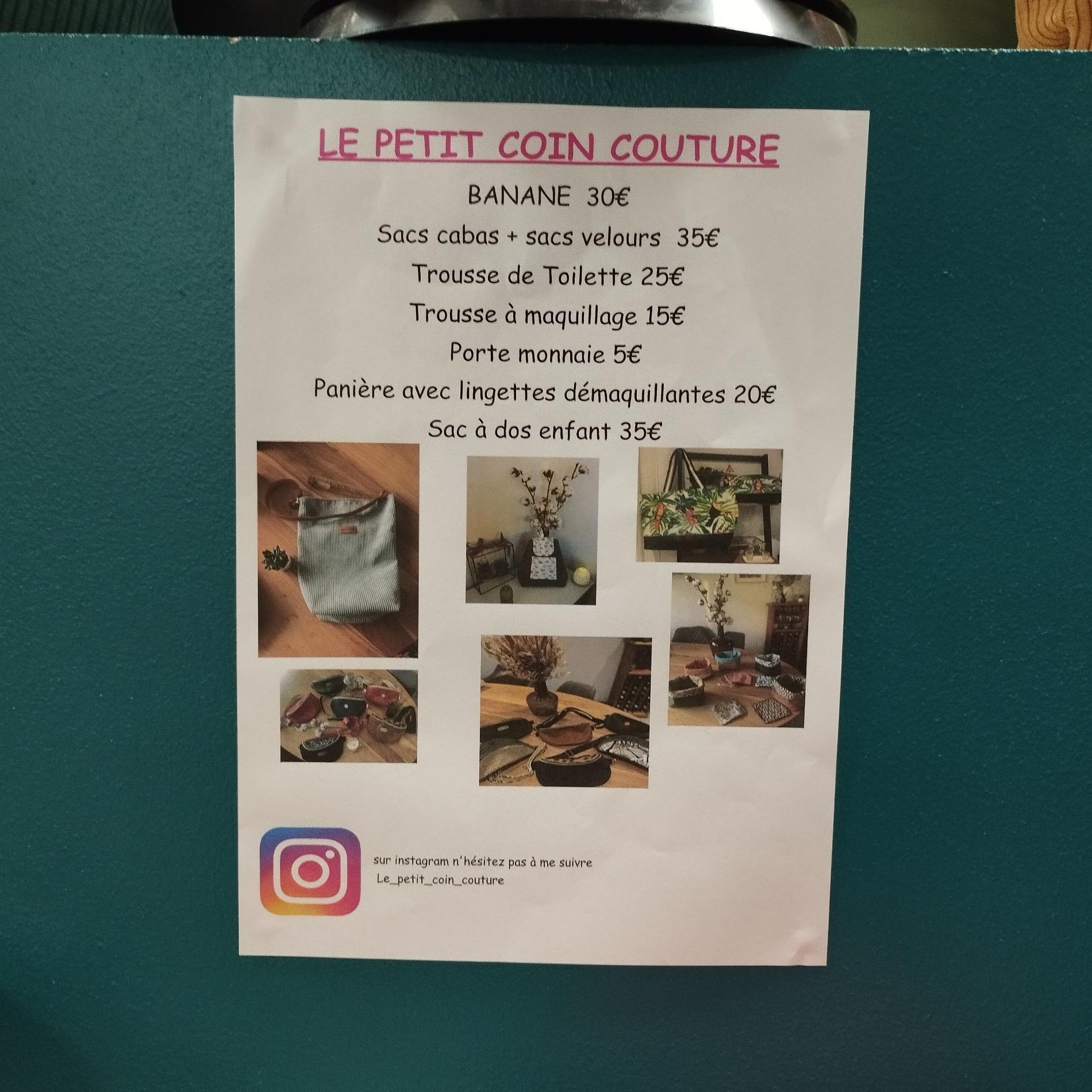 D&eacute;pot vente Le petit coin couture