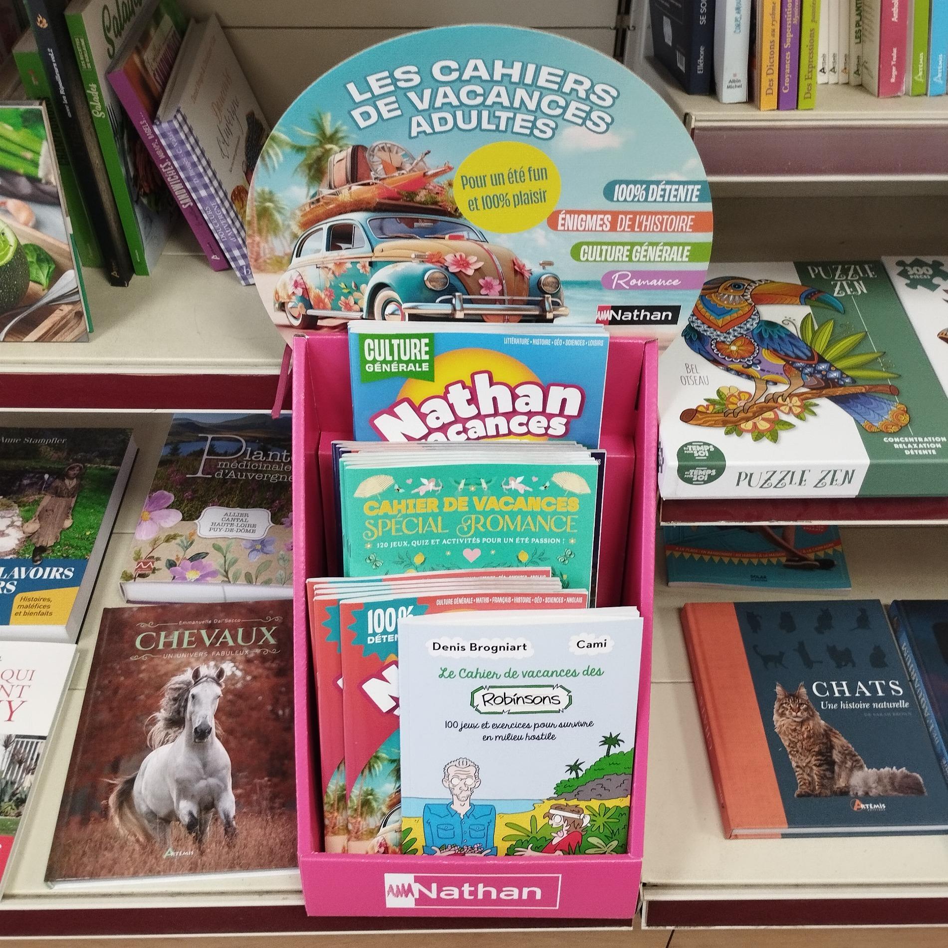 Des cahiers de vacances pour petits et grands