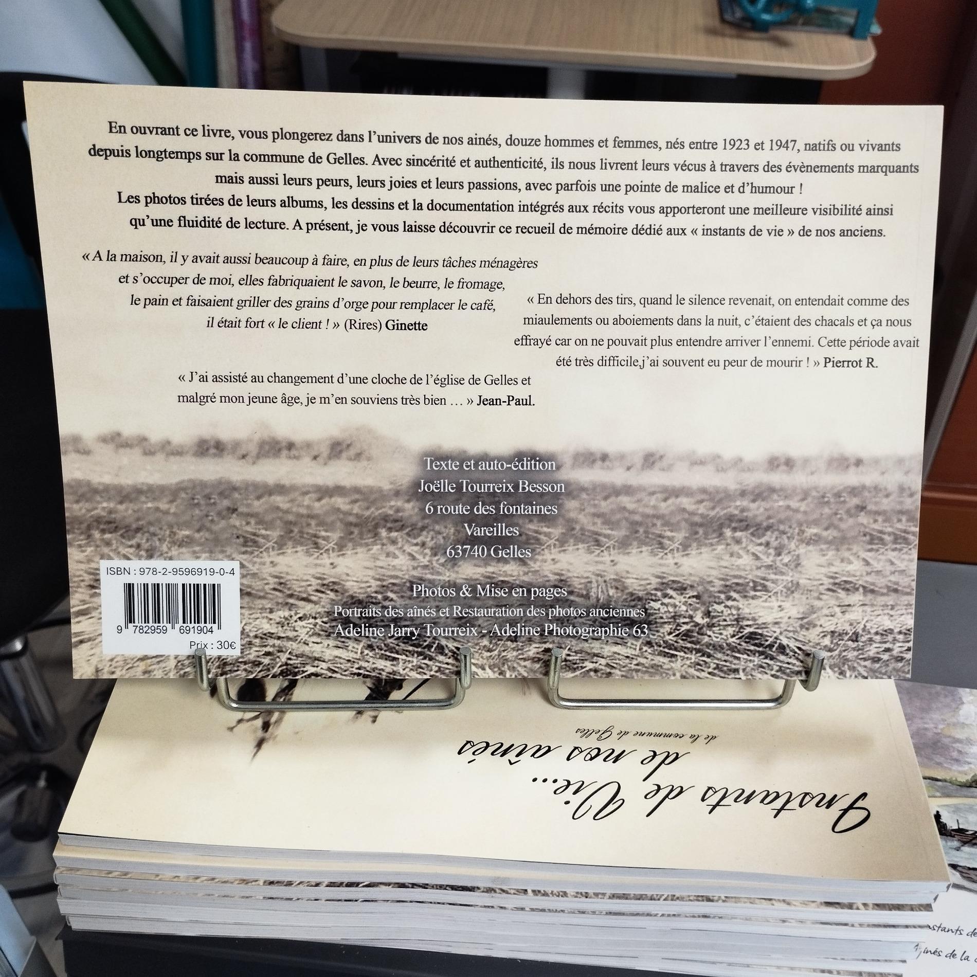 Instants de vie de nos a&icirc;n&eacute;s de la commune de Gelles